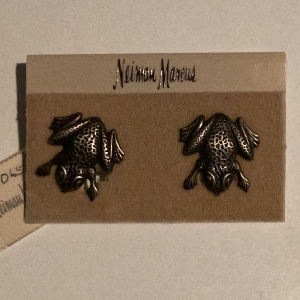Frog earrings